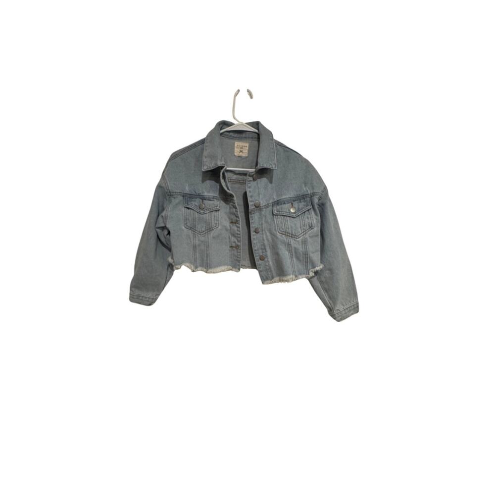 Hayden Light Blue Denim Jacket- Cropped